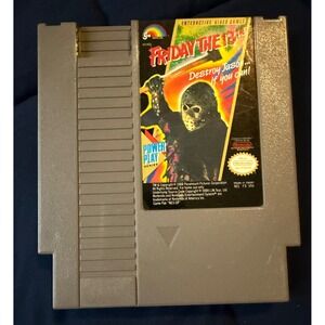 Friday the 13th Nintendo NES 1989 LJN Video Game Cartridge NES-GP Tested